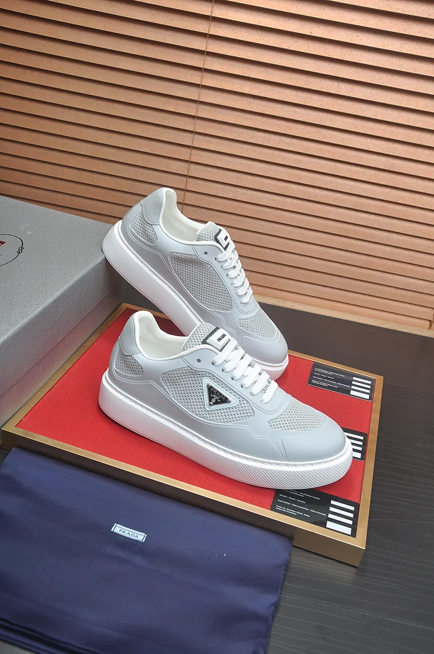 Men's shoes 💰580💶【PRADA】Top original, new season, high quality original goods, top imported calfskin with original imported glue, imported cowhide inside with original cowhide feet, original outsole! Quality guaranteed! Code 38-45 (45 customized)